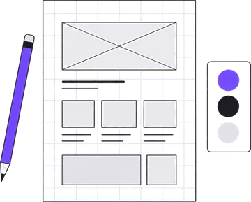 Illustration: Entwurf des Layouts