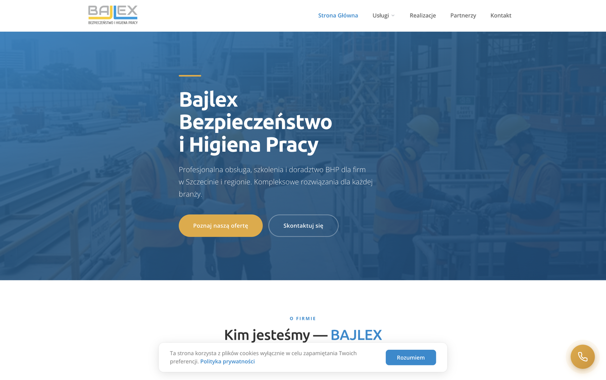 Bajlex - bezpieczeństwo i higiena pracy szkolenia BHP