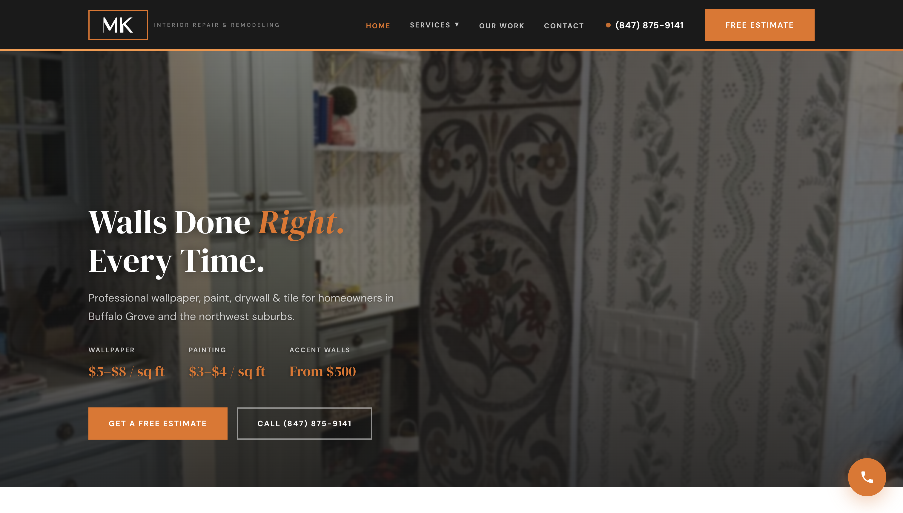 MK Interior Repair & Remodeling - tapety, malowanie, płytki