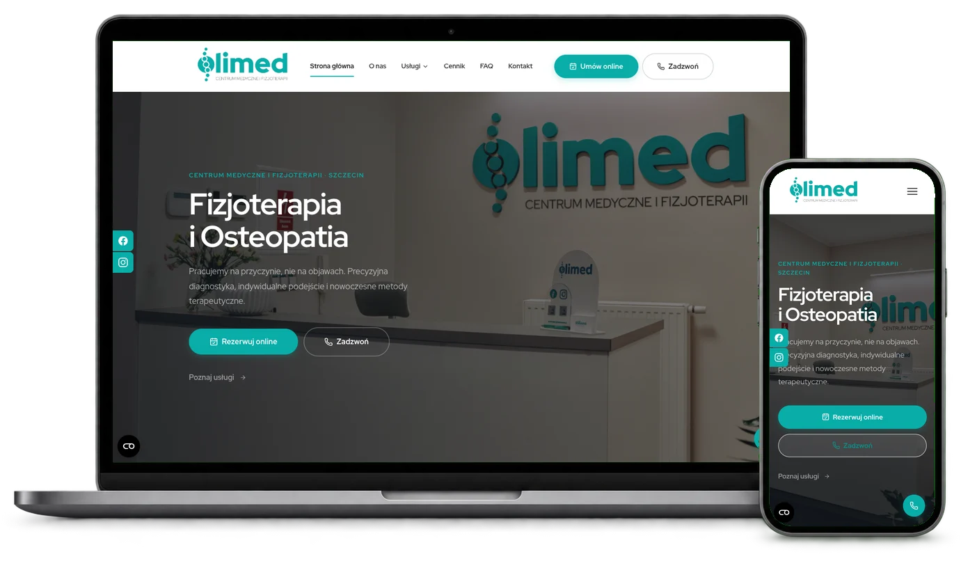 OLiMED — desktop i mobile