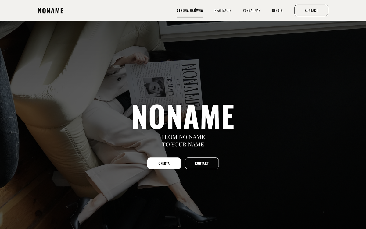 NONAME Agency - strona agencji marketingowej Szczecin