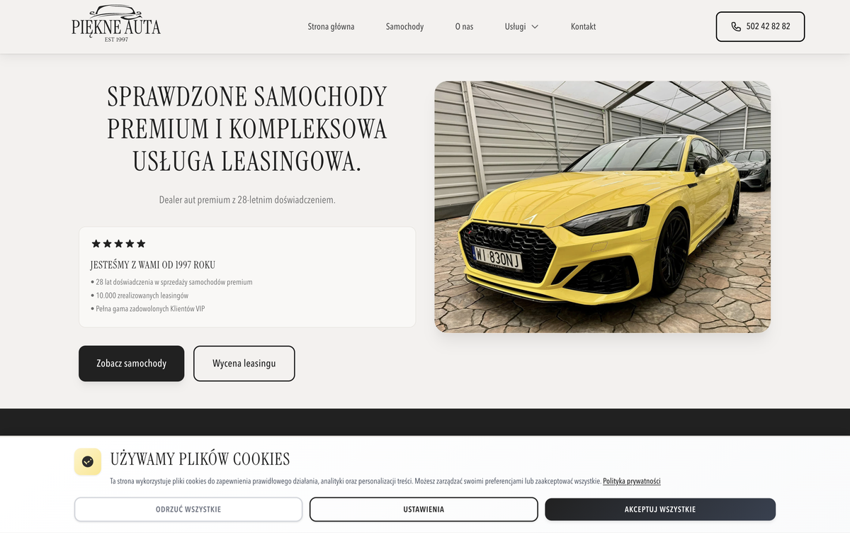 Piękne Auta - dealer samochodów