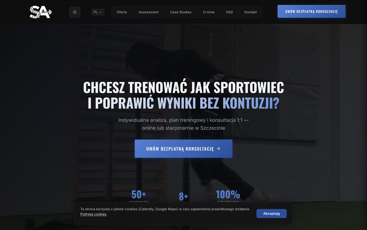 Steve Athletics - trener personalny konsultacje sportowe